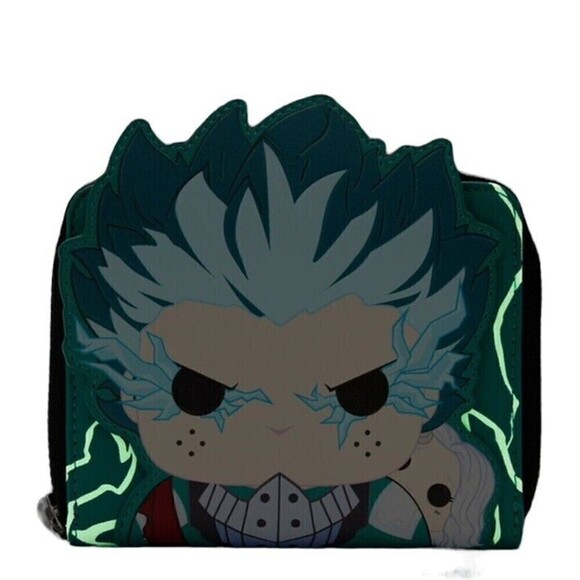 Funko Pop! by Loungefly My Hero Academia Deku Infinity Glow Cosplay Wallet - Picture 3 of 13